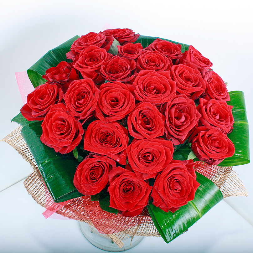Фото 25 красных роз