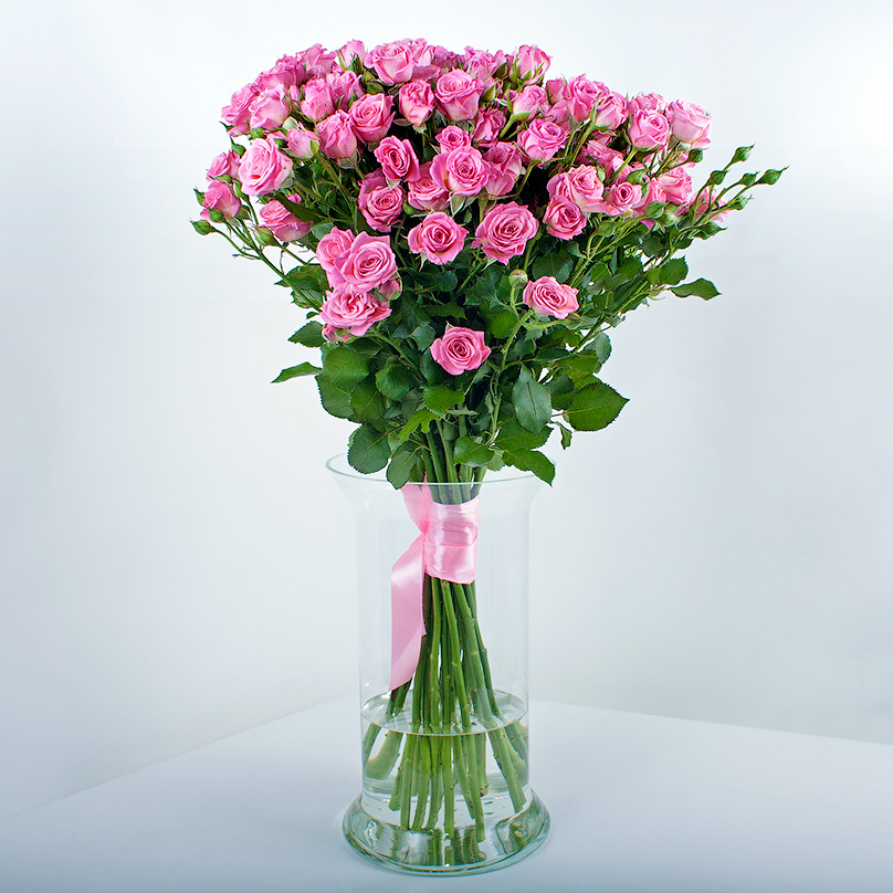 Фото 19 розовых кустовых роз